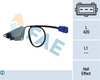 Sensor de posição da árvore distribuidora 46522739 Fiat/Alfa/Lancia
