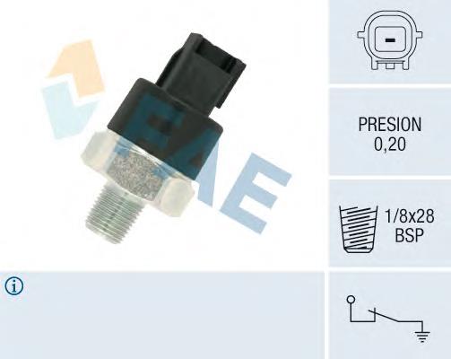 12555 FAE Sensor de pressão de óleo