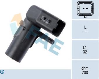 93859838 General Motors Sensor de posição (de revoluções) de cambota