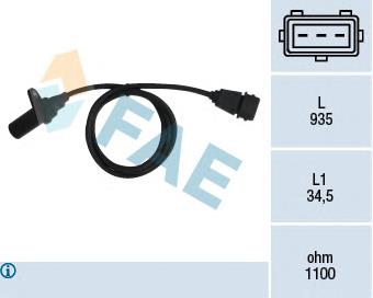 Sensor de posição (de revoluções) de cambota Lucas SEB435 preço, a partir de 13,62 USD