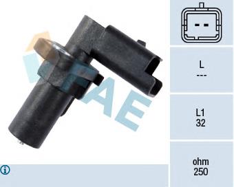 Sensor de posição (de revoluções) de cambota Renault (RVI) 2375000Q0D