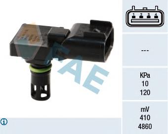 Compre 2S6A9F479BC Ford Sensor de pressão no coletor de admissão, MAP