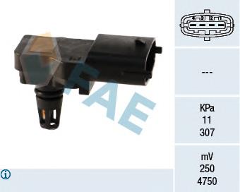 Sensor de pressão no coletor de admissão, MAP Honda 281002680