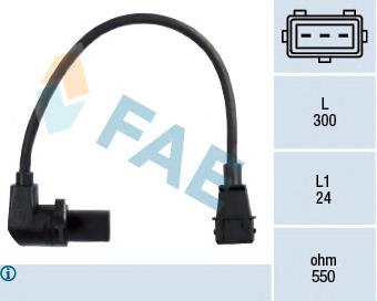 79218 FAE Sensor de posição (de revoluções) de cambota
