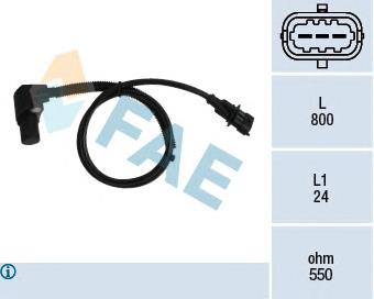 Compre 09148306 Opel Sensor de posição (de revoluções) de cambota