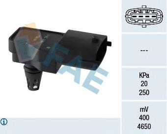 Sensor de pressão de supercompressão General Motors 55576223