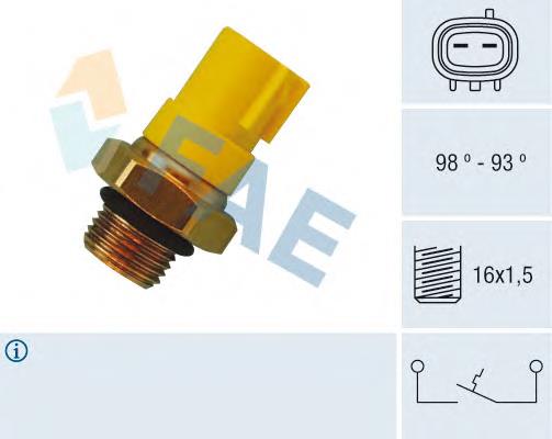 Compre 1768070B10 Suzuki Sensor de temperatura do fluido de esfriamento (de ativação de ventilador do radiador)