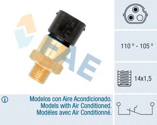 Sensor de temperatura do fluido de esfriamento (de ativação de ventilador do radiador) BMW 61319401973 preço, a partir de 21,58 USD