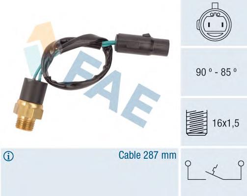 Compre Sensor de temperatura do fluido de esfriamento (de ativação de ventilador do radiador) Hyundai Sonata 2