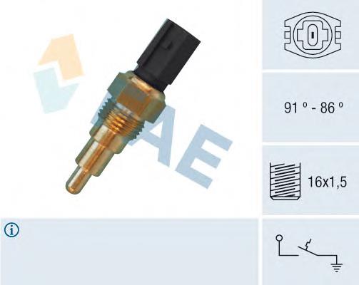Sensor de temperatura do fluido de esfriamento (de ativação de ventilador do radiador) Mazda B6S718840 preço, a partir de 23,73 USD