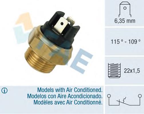 Compre PRC3359 Land Rover Sensor de temperatura do fluido de esfriamento (de ativação de ventilador do radiador)