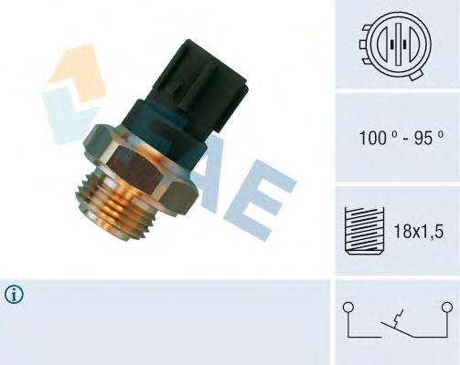 37773PLZE51 Honda Sensor de temperatura do fluido de esfriamento (de ativação de ventilador do radiador)