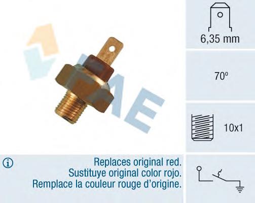 Sensor de temperatura do fluido de esfriamento Hans Pries (Topran) 102935756
