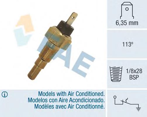 35670 FAE Sensor de temperatura do fluido de esfriamento