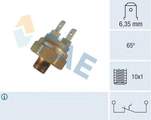 35440 FAE Sensor de temperatura do fluido de esfriamento (de ativação de ventilador do radiador)