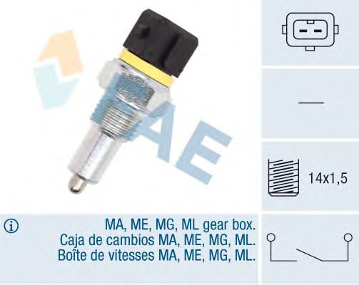 40570 FAE Sensor de ativação das luzes de marcha à ré