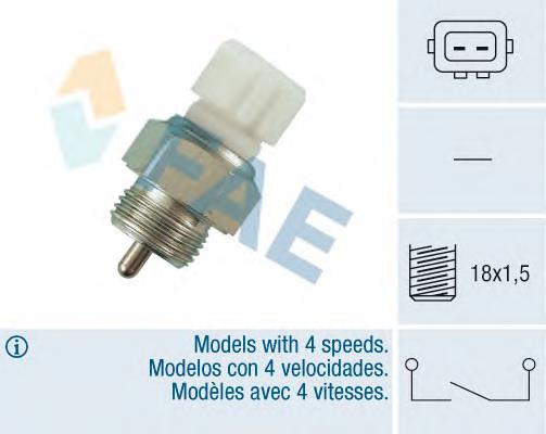 40670 FAE Sensor de ativação das luzes de marcha à ré