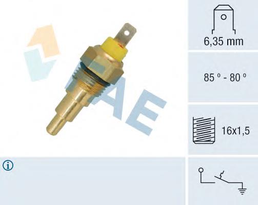 Sensor de temperatura do fluido de esfriamento (de ativação de ventilador do radiador) Mitsubishi MB007639 preço, a partir de 14,97 USD