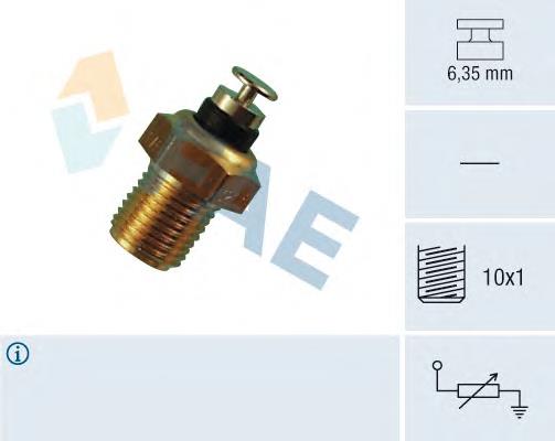Sensor de temperatura do fluido de esfriamento VAG 049919563