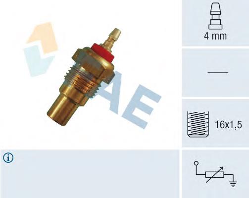 Sensor de temperatura do fluido de esfriamento 011818510 Hyundai/Kia