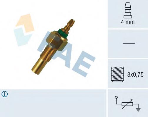 856918510 Mazda Sensor de temperatura do fluido de esfriamento