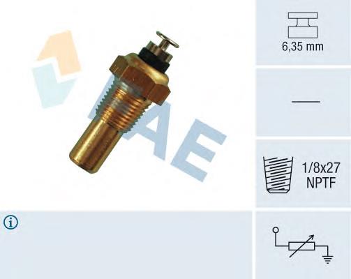 Sensor de temperatura do fluido de esfriamento ST052 Beru