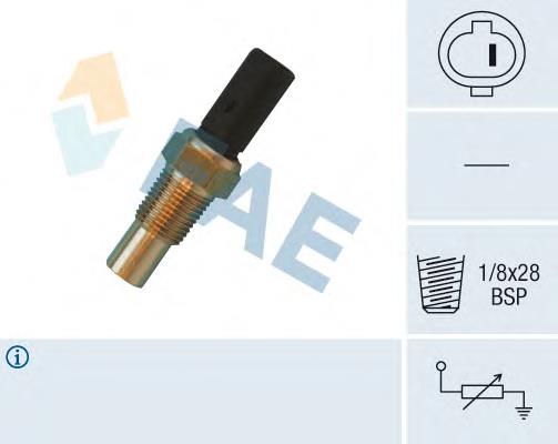 Sensor de temperatura do fluido de esfriamento HELLA 6PT013113001