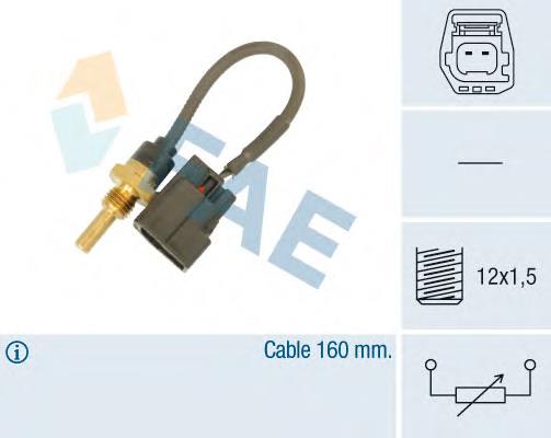 32425 FAE Sensor de temperatura do fluido de esfriamento