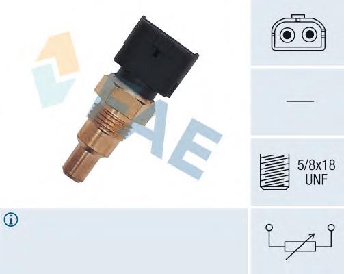 Sensor de temperatura do fluido de esfriamento 1362645 Volvo