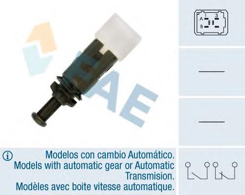 Sensor de ativação do sinal de parada 2532000QAA Renault (RVI)