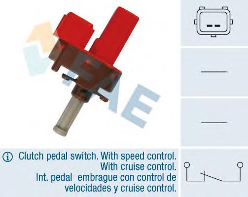 Sensor de ativação de embraiagem 1024901 Ford