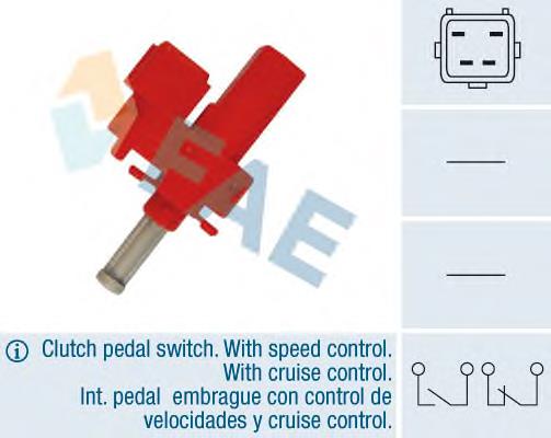 Sensor de ativação de embraiagem 1066391 Ford