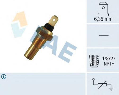 Sensor de temperatura do fluido de esfriamento 1542 Angli