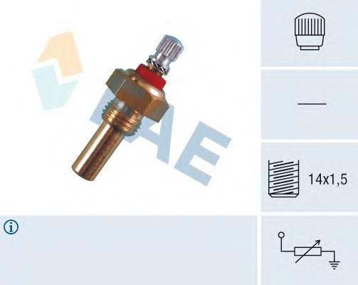 Sensor de temperatura do fluido de esfriamento Mercedes 0015422317