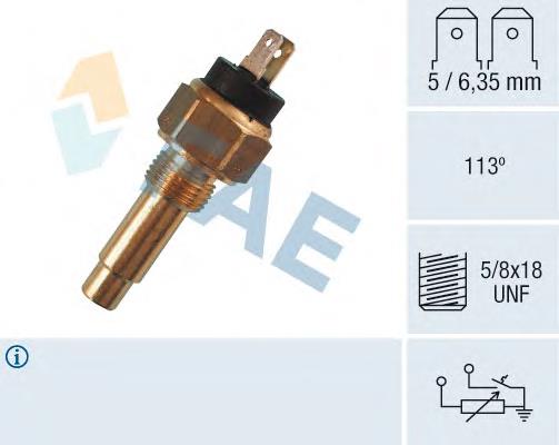 34210 FAE Sensor de temperatura do fluido de esfriamento
