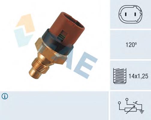 34100 FAE Sensor de temperatura do fluido de esfriamento