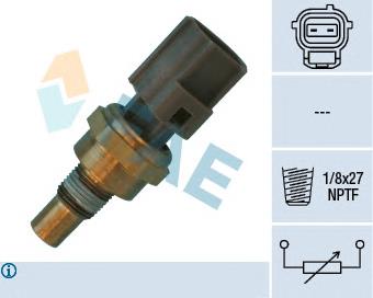 Sensor de temperatura do fluido de esfriamento Ford SW5157