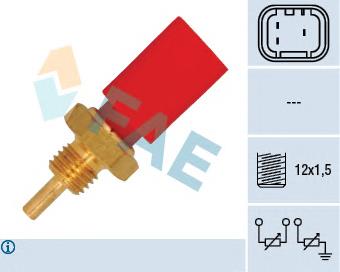 33725 FAE Sensor de temperatura do fluido de esfriamento