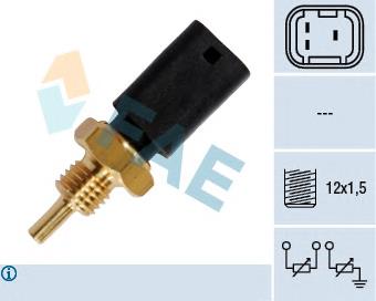 33724 FAE Sensor de temperatura do fluido de esfriamento