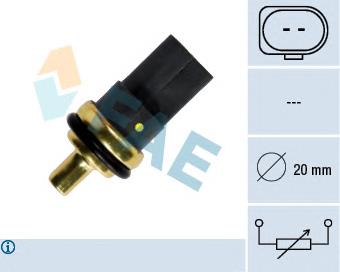 33784 FAE Sensor de temperatura do fluido de esfriamento