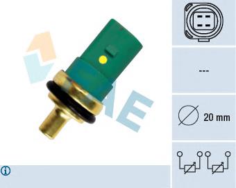 33783 FAE Sensor de temperatura do fluido de esfriamento