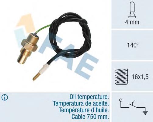 35230 FAE Sensor de temperatura de óleo de motor