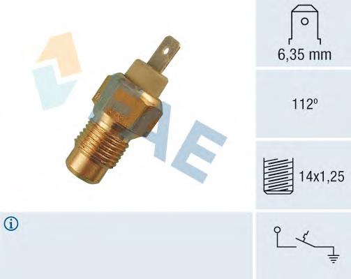 35180 FAE Sensor de temperatura do fluido de esfriamento, no dispositivo
