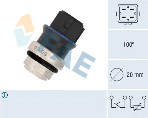 701919369A VAG Sensor de temperatura do fluido de esfriamento