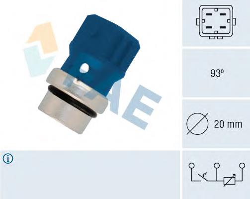 Sensor de temperatura do fluido de esfriamento VAG 701919369B preço, a partir de 14,80 USD