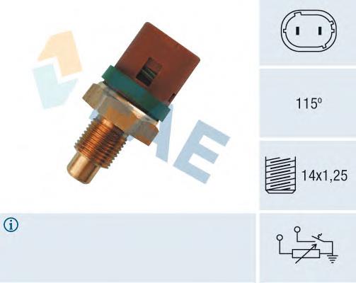 34230 FAE Sensor de temperatura do fluido de esfriamento