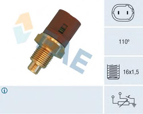 34450 FAE Sensor de temperatura do fluido de esfriamento