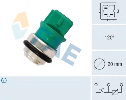 34350 FAE Sensor de temperatura do fluido de esfriamento