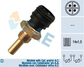 33290 FAE Sensor de temperatura do fluido de esfriamento