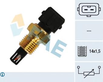 0007547976 Fiat/Alfa/Lancia Sensor de temperatura da mistura de ar